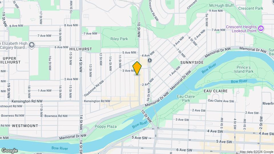 321 10 St NW Map and Location Details