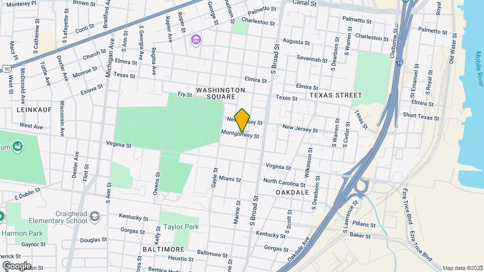 951 Montgomery St Map and Location Details