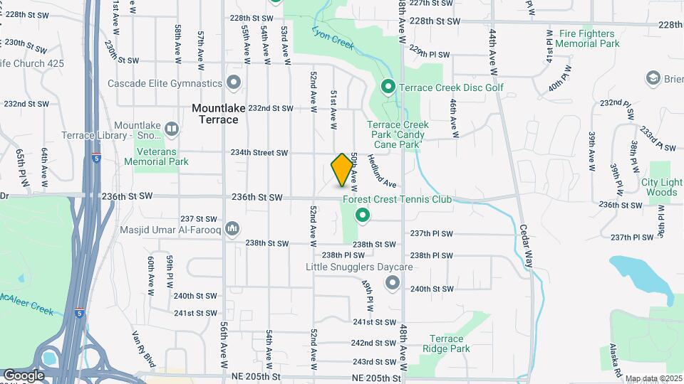 5005 236th St SW Map and Location Details