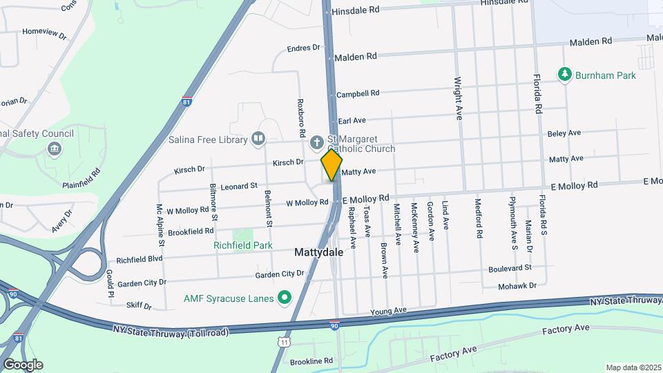 2221 Brewerton Rd, Unit Apartment #3 Map and Location Details
