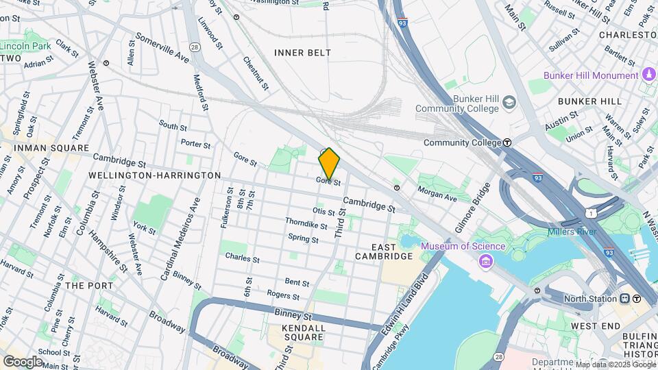 70 Gore St, Unit 2T Map and Location Details