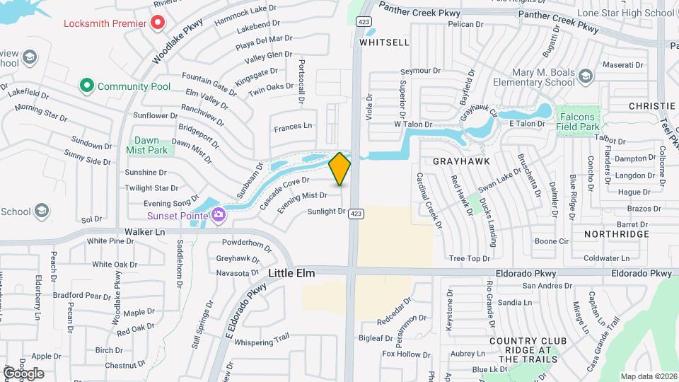 2865 Evening Mist Dr Map and Location Details