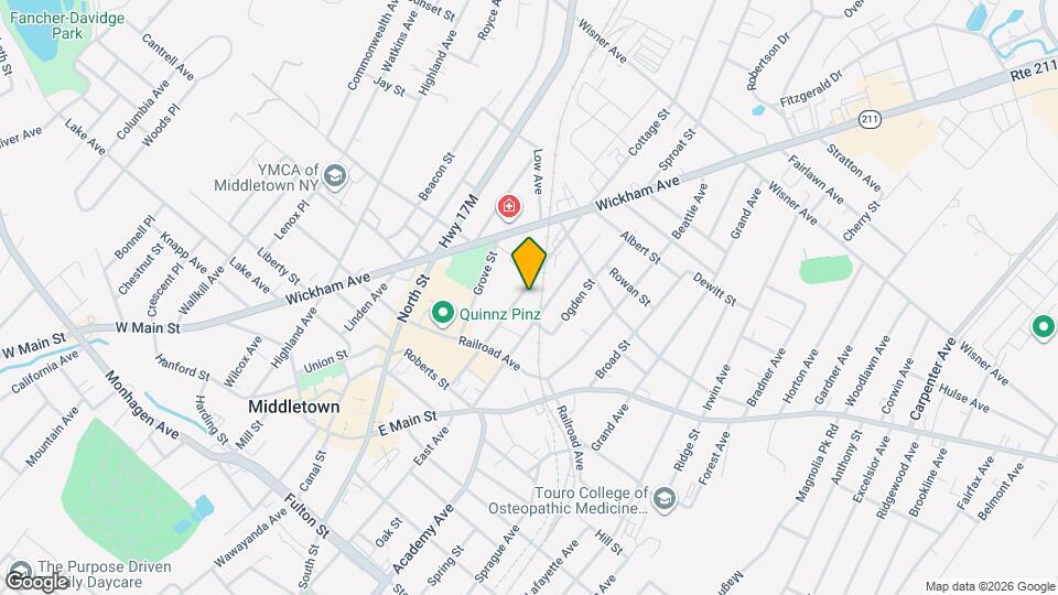 58 Cottage St Map and Location Details