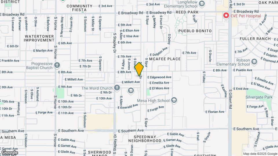 830 S Lazona Dr Map and Location Details