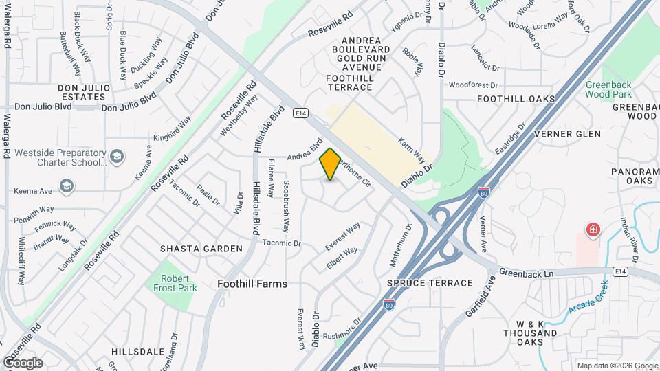 6612 Modesto Dr Map and Location Details