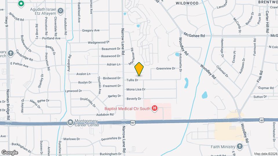 2041 Tullis Dr Map and Location Details