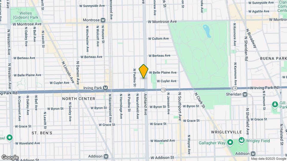 4032 N Ashland Ave Map and Location Details