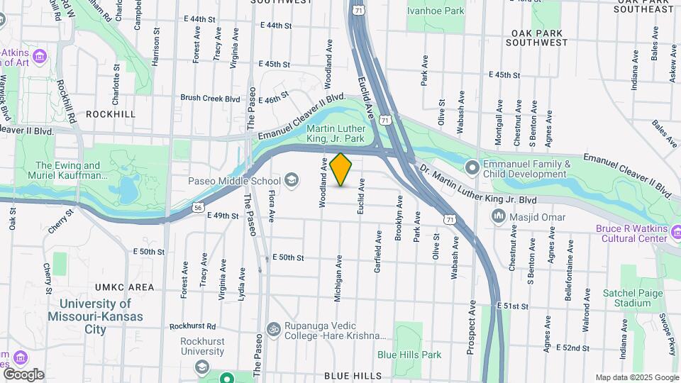 1821 E 48th St Map and Location Details