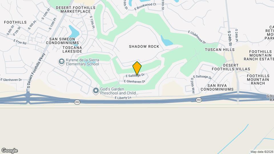 1655 E Saltsage Dr Map and Location Details