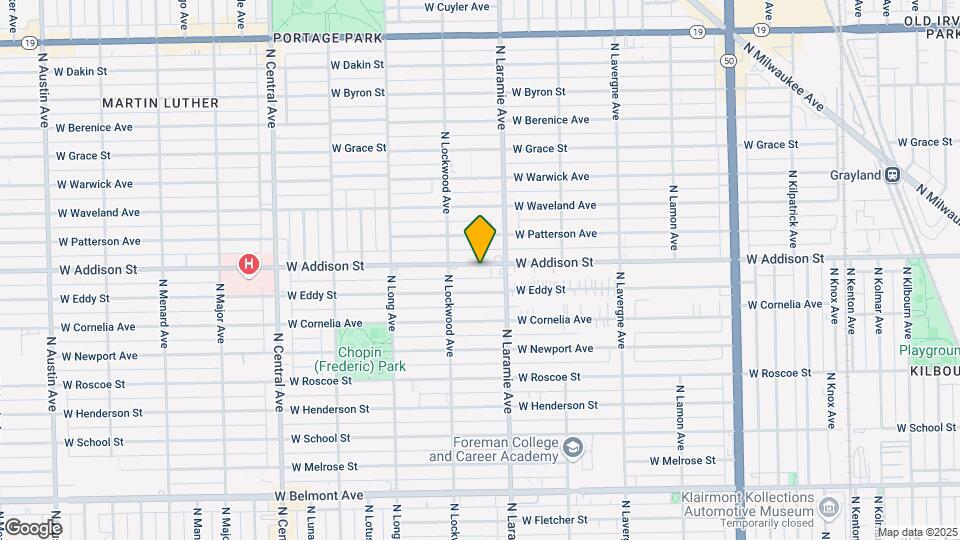 5225 W Addison St Map and Location Details