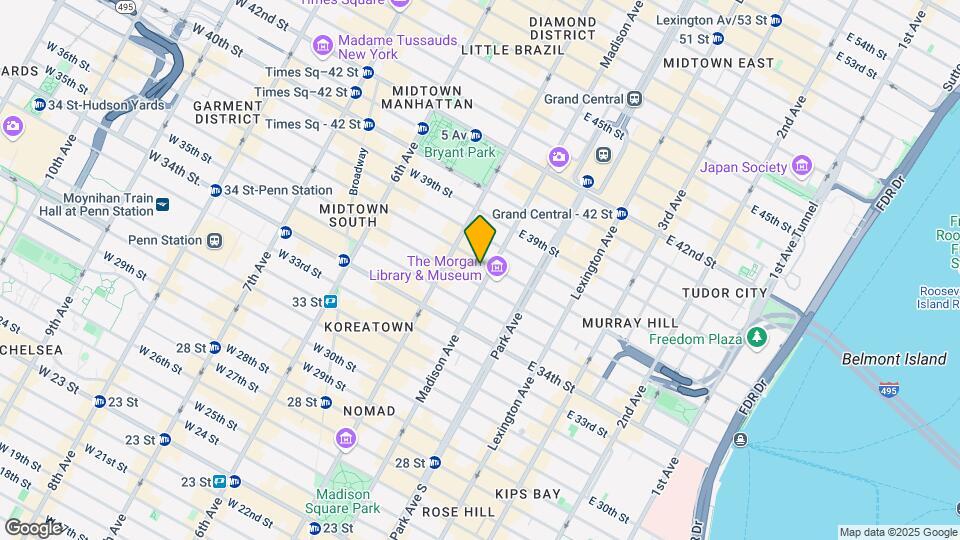 220 Madison Ave Map and Location Details