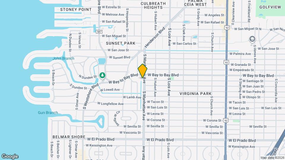 3007 S Manhattan Ave Map and Location Details