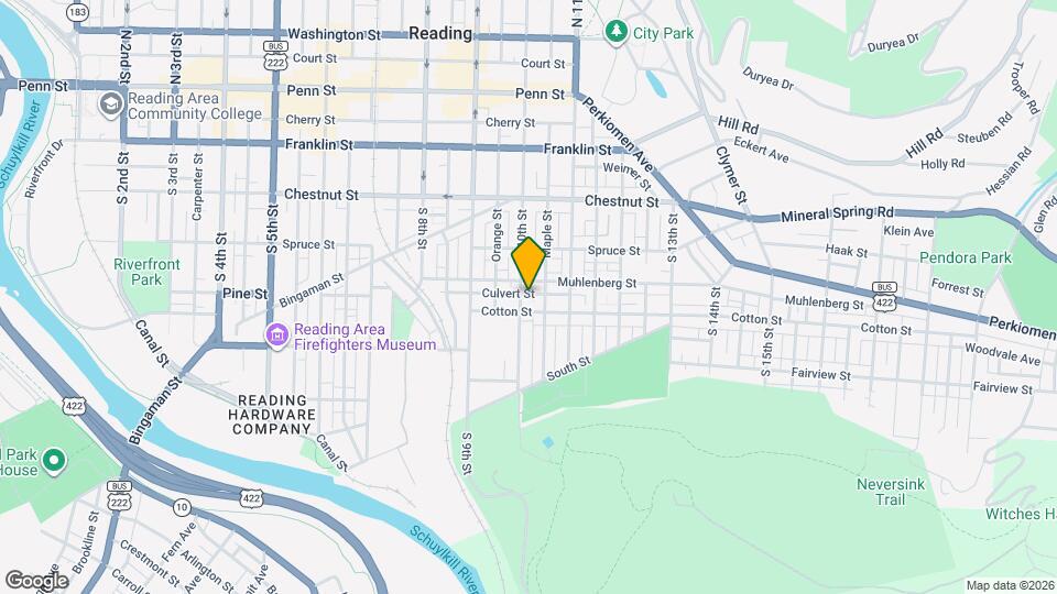 415 S 10th St, Unit APT 1 Mapa y Detalles de la Ubicación