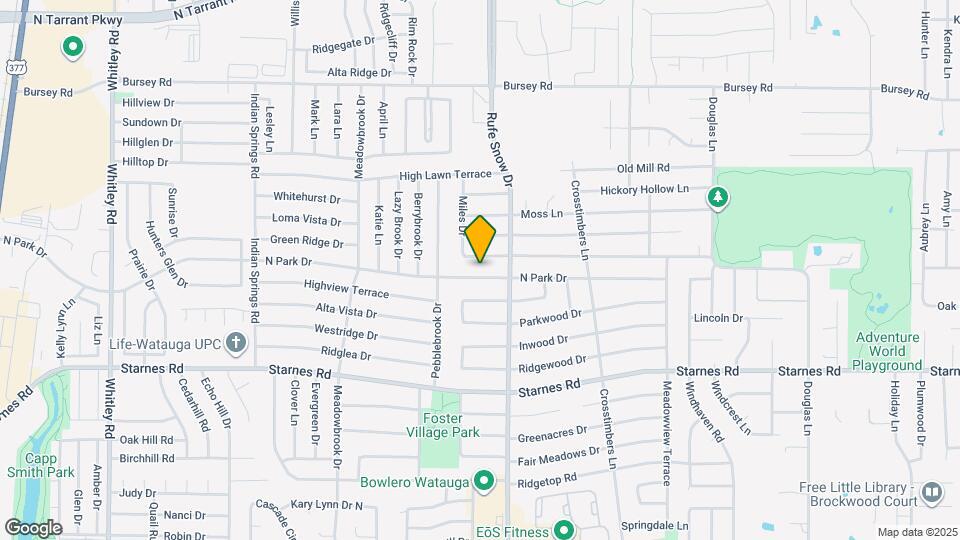 6637 N Park Dr Mapa y Detalles de la Ubicación