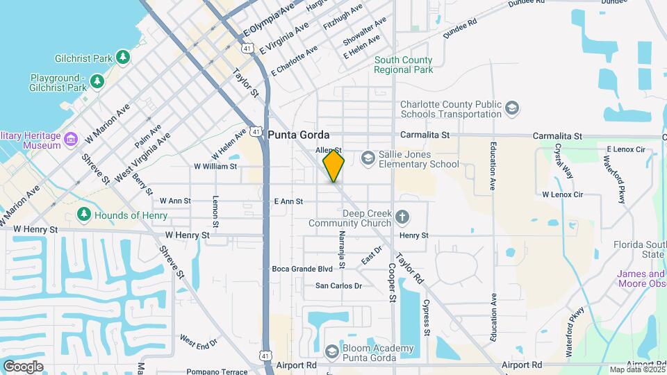 1301 Taylor St Mapa y Detalles de la Ubicación