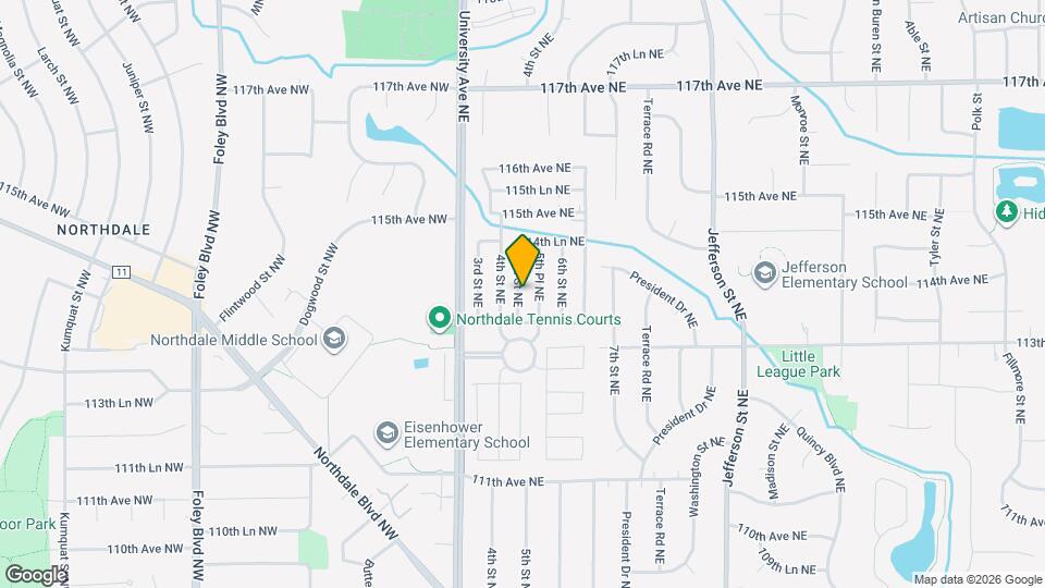 11369 5th St NE Map and Location Details