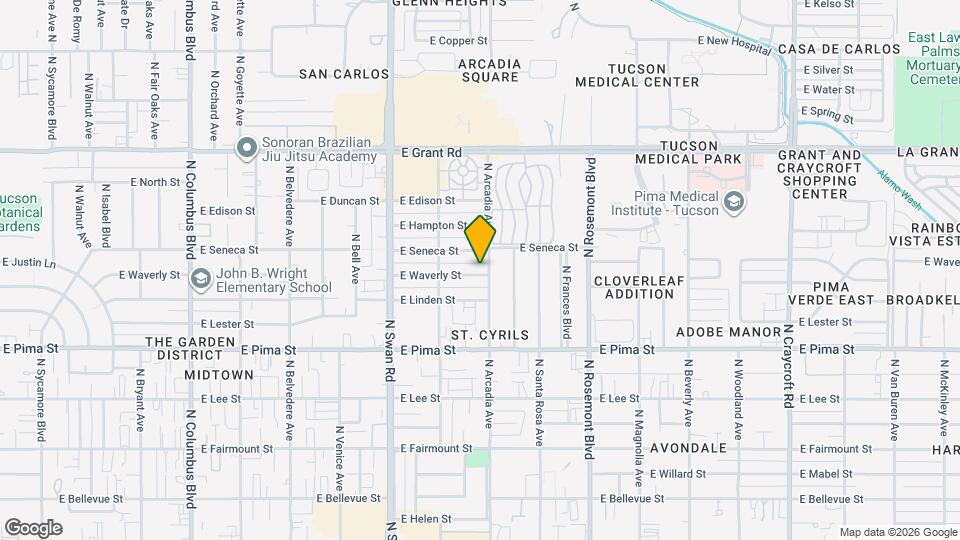 4859 E Waverly St Mapa y Detalles de la Ubicación