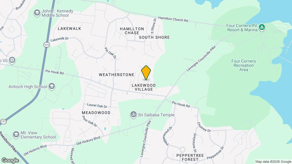 1825 Lakewood Village Dr Mapa y Detalles de la Ubicación
