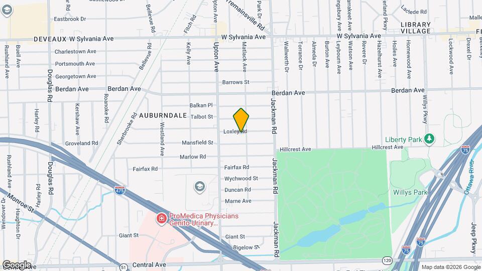1811 Loxley Rd Map and Location Details
