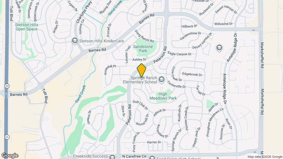 6924 Ash Creek Heights Mapa y Detalles de la Ubicación