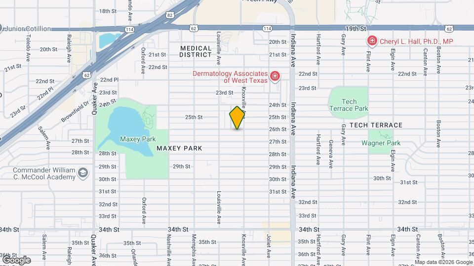 3605 26th St Map and Location Details