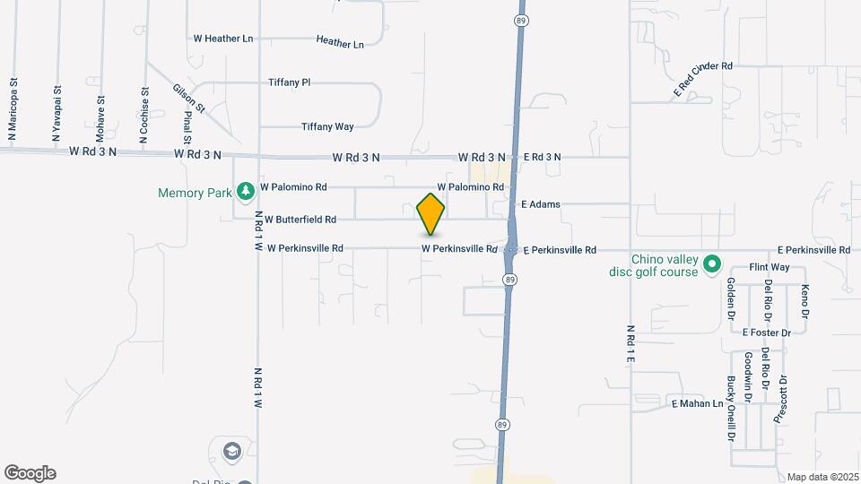 492 W Perkinsville Rd Map and Location Details
