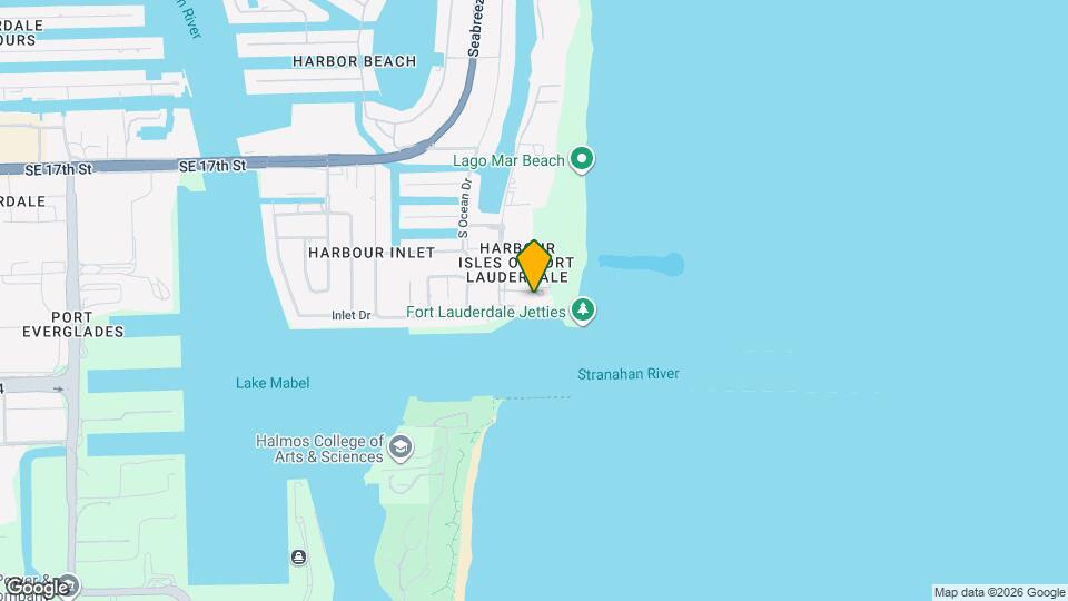 2200 S Ocean Ln, Unit PH3 Mapa y Detalles de la Ubicación