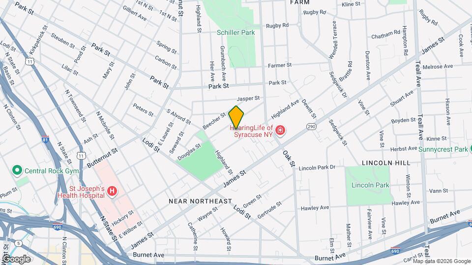 410 Graves St Map and Location Details