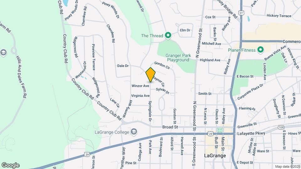 512 Springdale Dr Mapa y Detalles de la Ubicación
