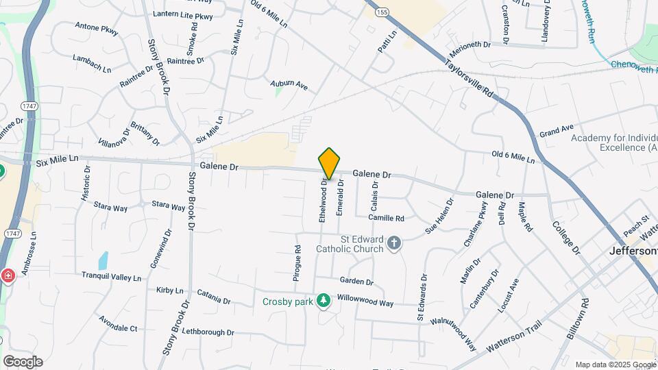3305 Ethelwood Dr Mapa y Detalles de la Ubicación