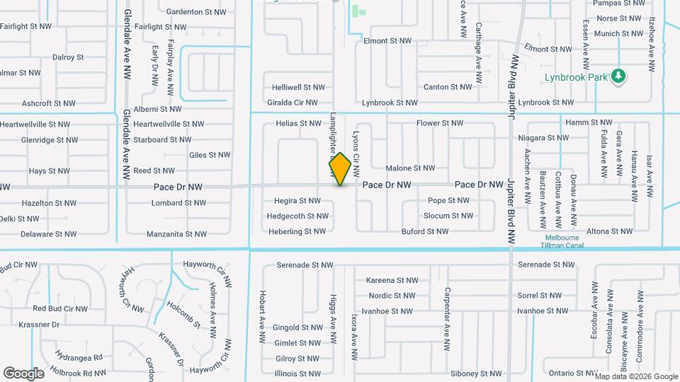 1214 Pace Dr NW Mapa y Detalles de la Ubicación