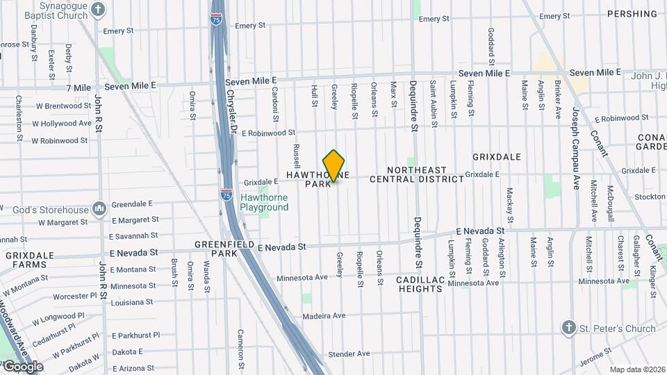18185 Greeley Mapa y Detalles de la Ubicación