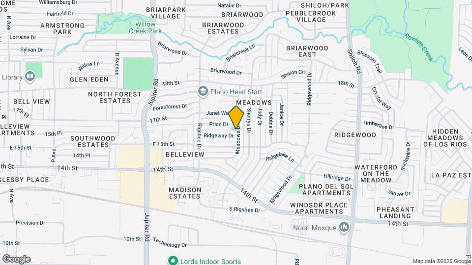 2921 Ridgeway Dr Map and Location Details