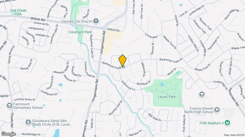 145 Barkwood Trails Dr Map and Location Details