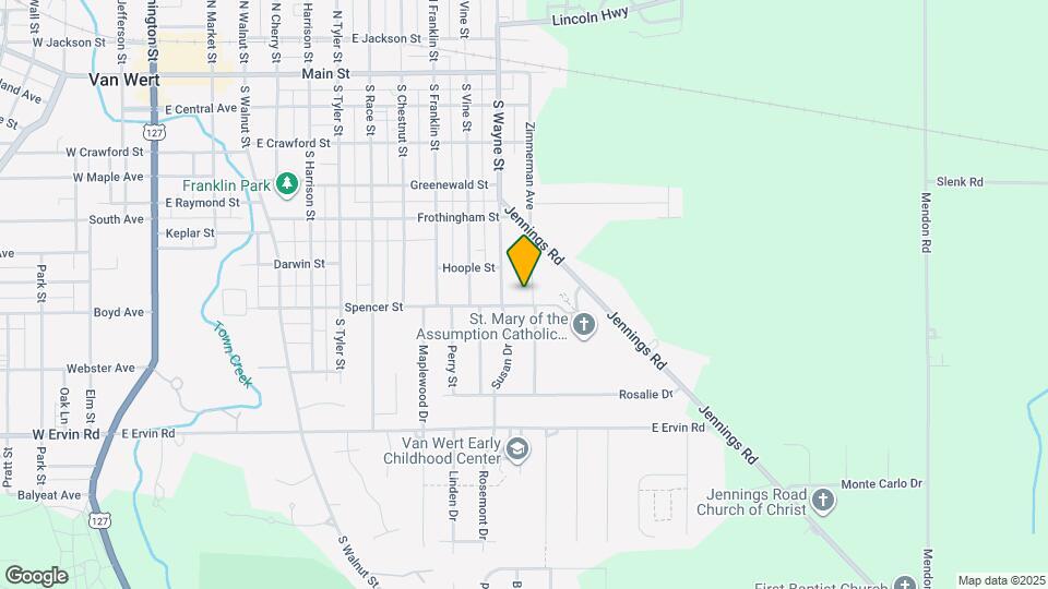 627 William St Map and Location Details