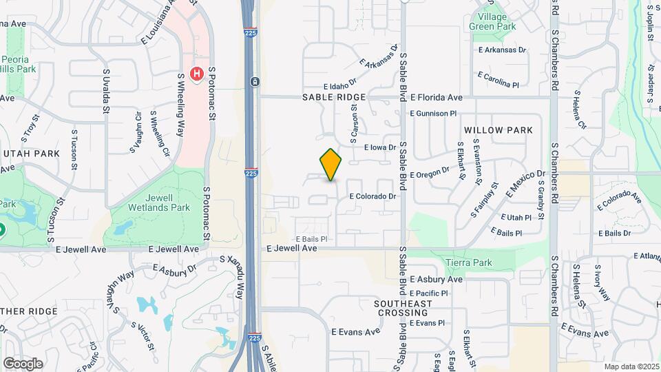 1743 S Blackhawk Way Map and Location Details