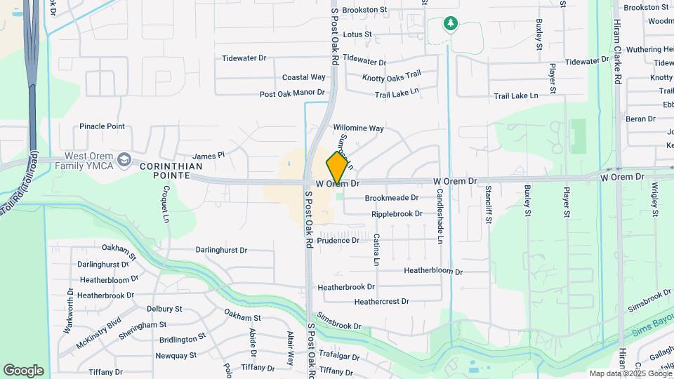 Post Oak Village Map and Location Details