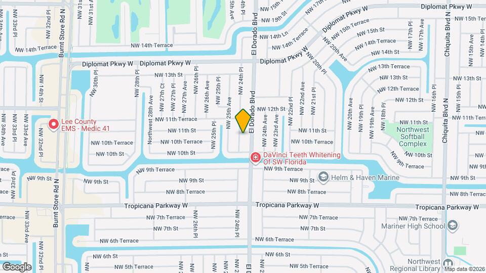 1019 NW 24th Pl Map and Location Details