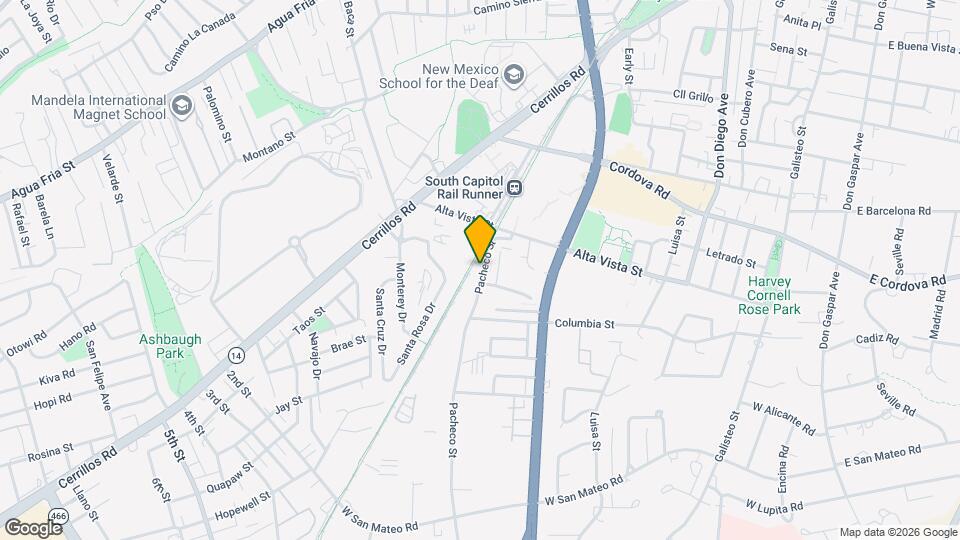 1346 Pacheco St Map and Location Details