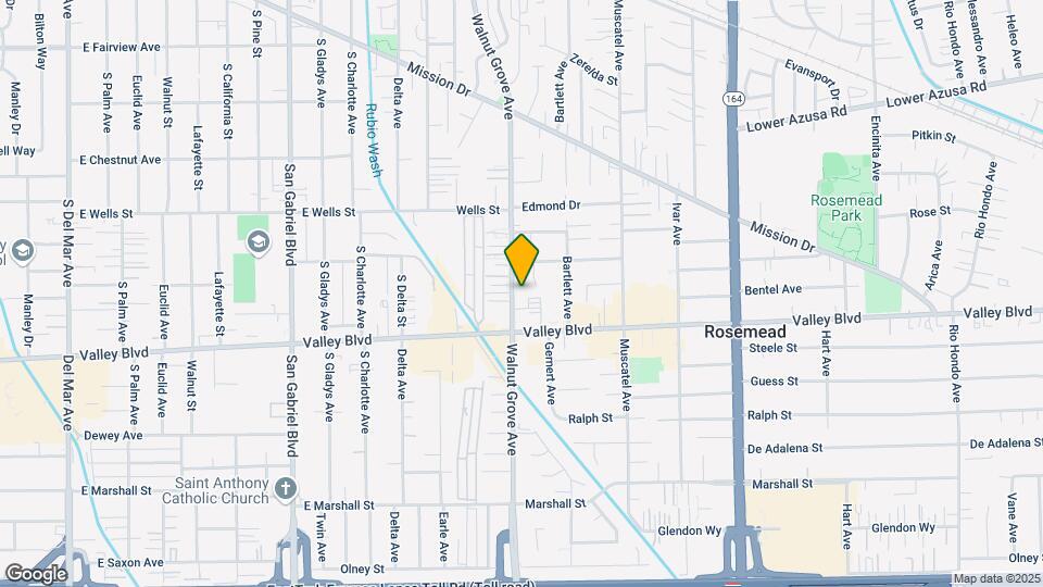 4106 Walnut Grove Ave Map and Location Details