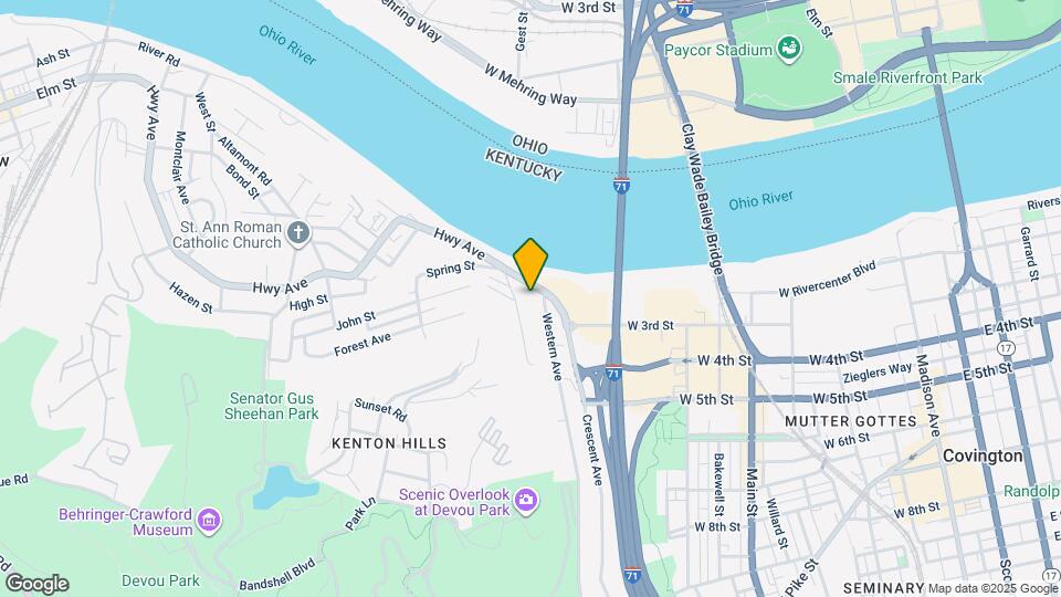 205 Western Ave, Unit #1 Map and Location Details