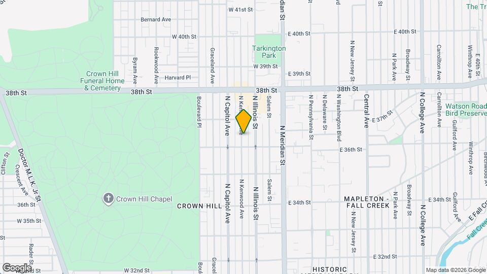 3621 N Kenwood Ave Map and Location Details