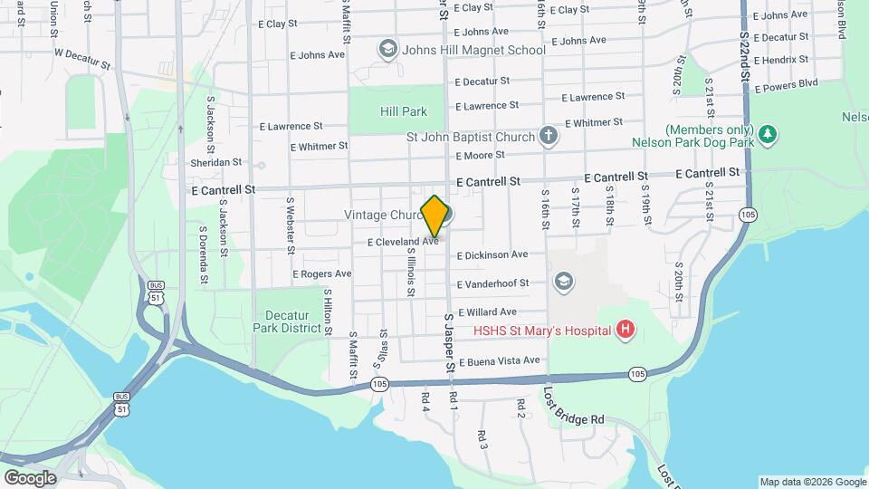 1143 E Cleveland Ave, Unit 3-109 Map and Location Details