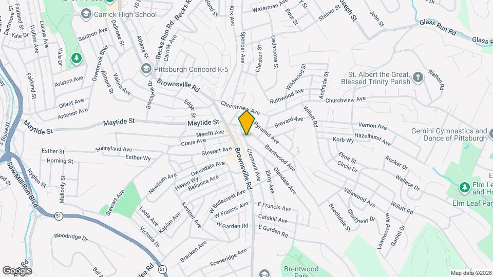2823 Clermont Ave Map and Location Details
