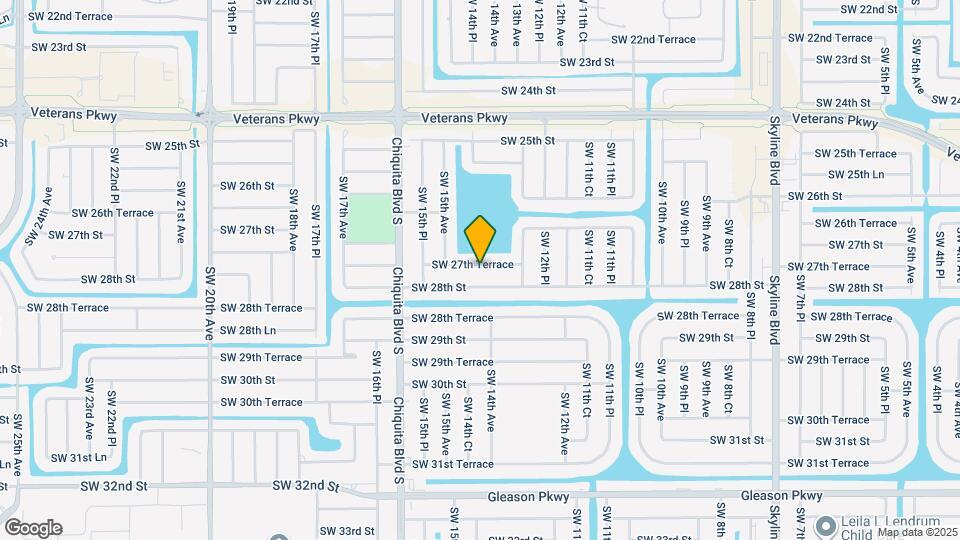 1328 SW 27th Terrace Map and Location Details