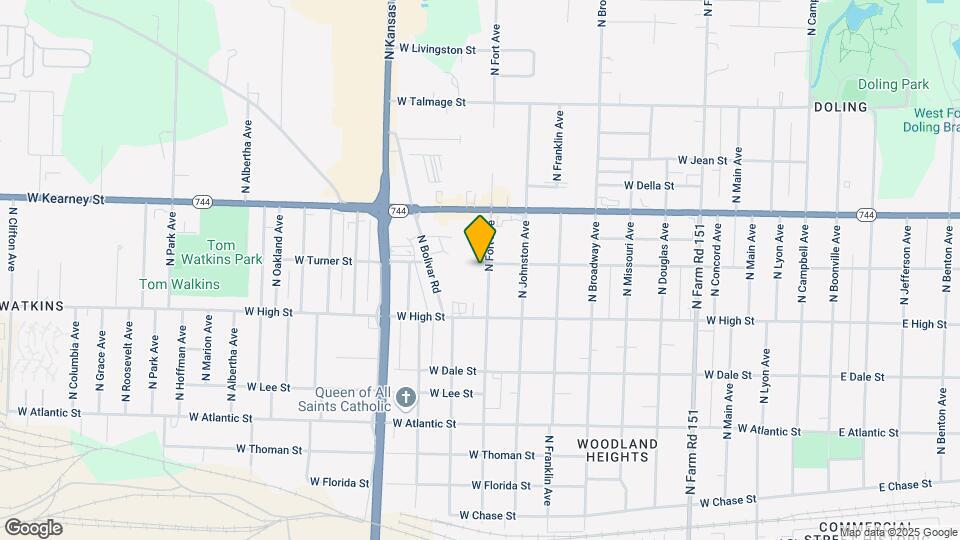 2255 N Fort Ave Map and Location Details