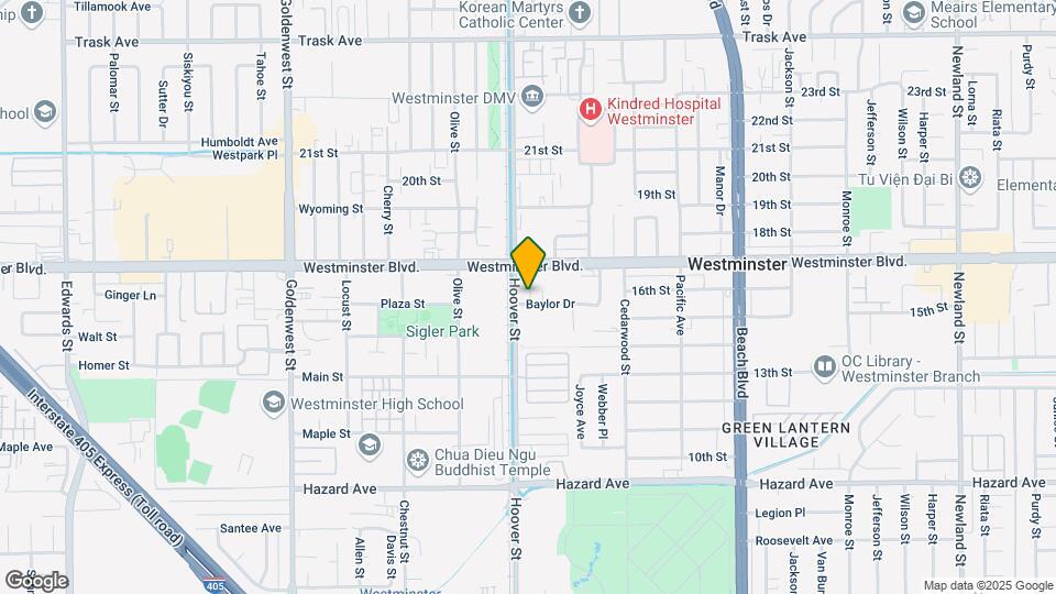 7531 Baylor Dr Map and Location Details