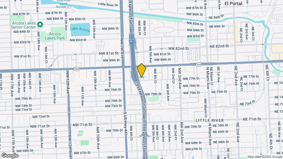 555 NW 77th St Mapa y Detalles de la Ubicación