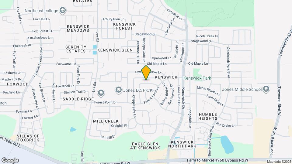 8223 Buckeye Glen Ln Map and Location Details