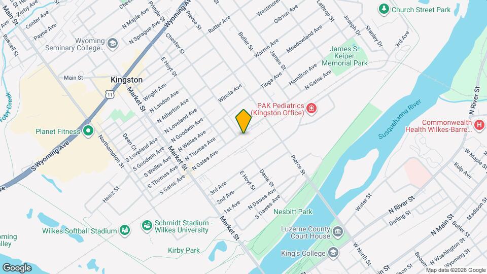 161 N Gates Ave Map and Location Details